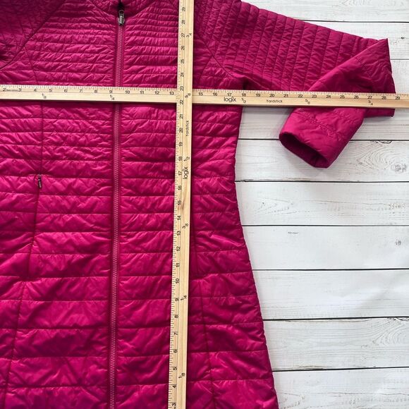 Patagonia Kai Lee Parka Long Puffer Style Jacket Women’s Size Small Pink - Picture 9 of 14